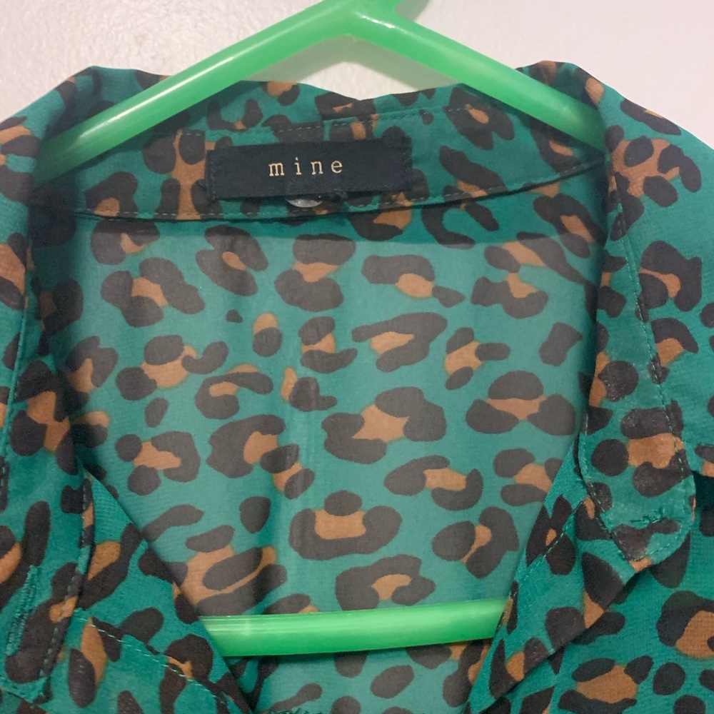 Leopard button down - Picture 3 of 5